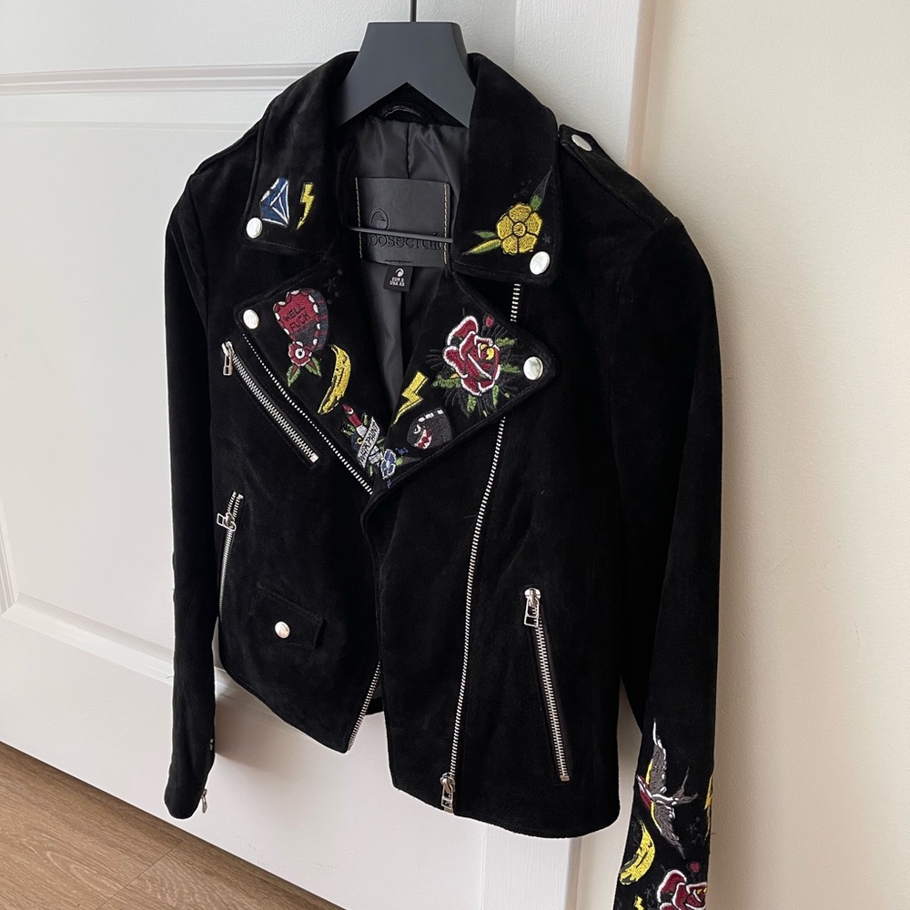 Suede Embroidered Jacket